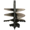 Black auger earth drill bit attachment.