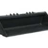 Black tractor bucket attachment.
