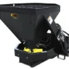 Black Quick-Attach bulk spreader hopper.