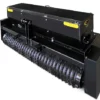 Black agricultural seed roller seeder.