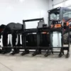 Black rock grapple for skid steer.