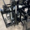 Hydraulic lift attachment for tractor.